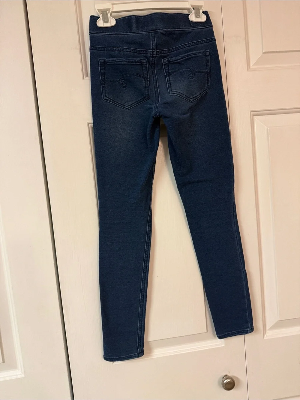Justice Girls Navy Blue Stretch Jeggings